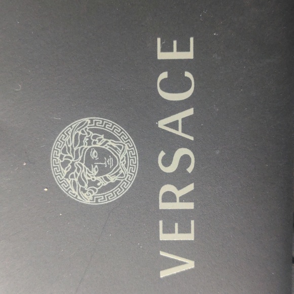 Versace Smiley Medusa Black sz 44 - Picture 4 of 5